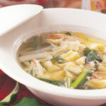 干貝柱と白菜のスープ
